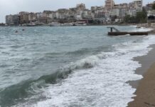 NDALOHET DALJA NË DET NË SARANDË, KSAMIL DHE BORSH Lundrimi i trageteve Sarandë – Korfuz i bllokuar për shkak të motit të keq