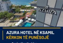 Azura Hotel në Ksamil kërkon Punonjëse Kuzhine për Mëngjeset Azura Hotel në Ksamil kërkon Punonjëse Kuzhine për Mëngjeset