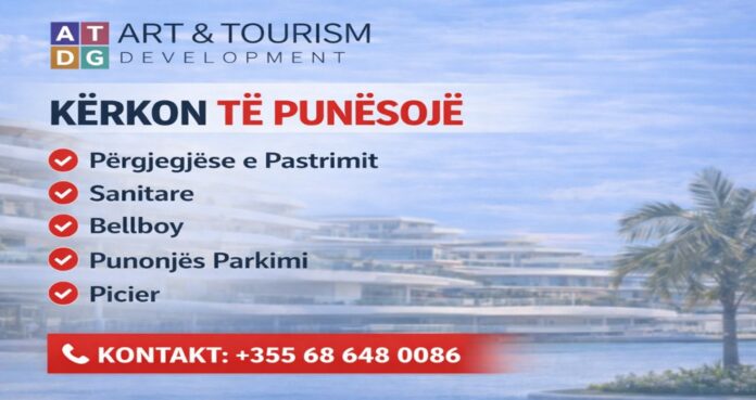 Njoftim punësimi nga Art & Tourism Development Group