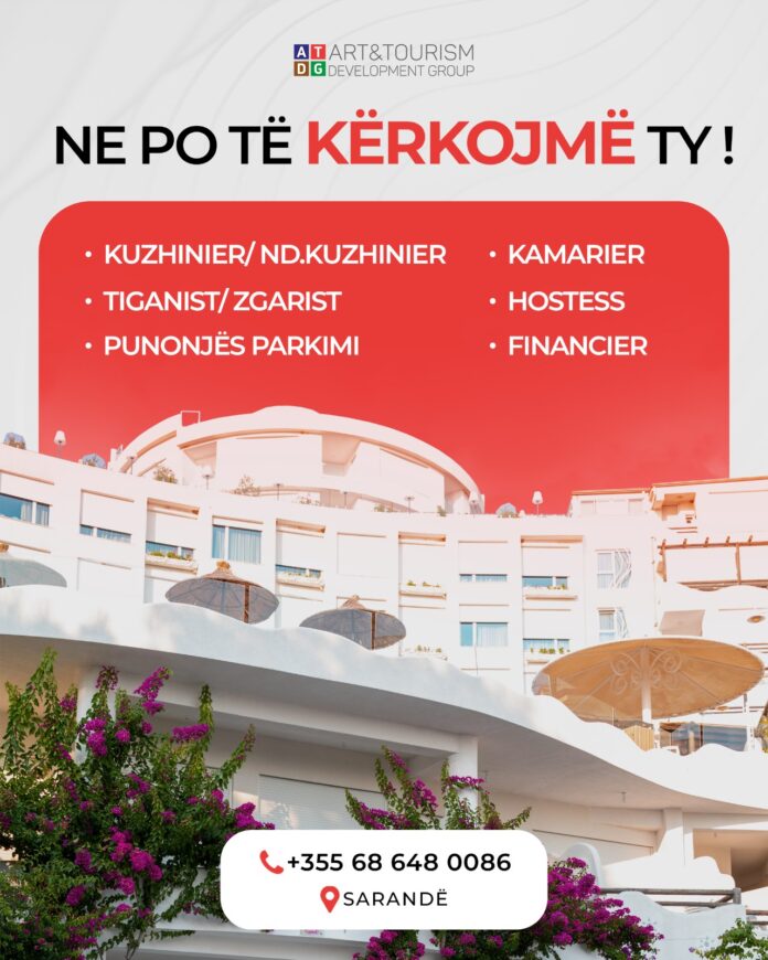 Njoftim punësimi nga Art & Tourism Development Group