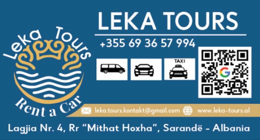 LEKA TOURS kërkon Guidë Turistike dhe Shofer