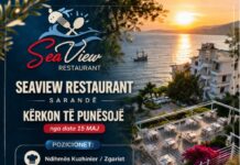 Seaview Restaurant në Sarandë kërkon staf nga data 15 maj Seaview Restaurant në Sarandë kërkon të punësojë staf duke filluar nga data 15 maj