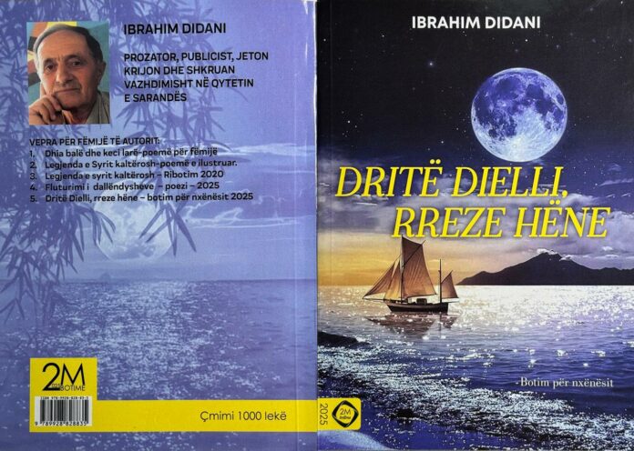 Shkrimtari sarandiot Ibrahim Didani sjell librin e ri për fëmijë: “Dritë Dielli, Rreze Hëne”