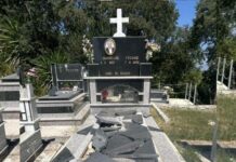 Akt i rëndë vandalizmi – Dhunohet varri (FOTO) Akt i rëndë vandalizmi në Vrion Finiq Dhunohet nj varrI rasti denoncohet në Polici