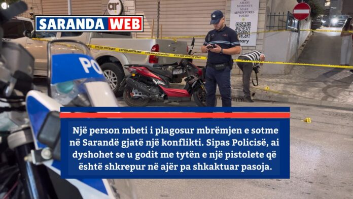 Sherr në Sarandë, ish-efektivi goditet me tytën e pistoletës. Policia: Arma u shkreh në ajër