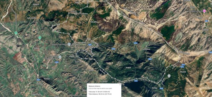 Zjarri në Delvinë dogji 40 km2 dhe një perimetër prej 50 km