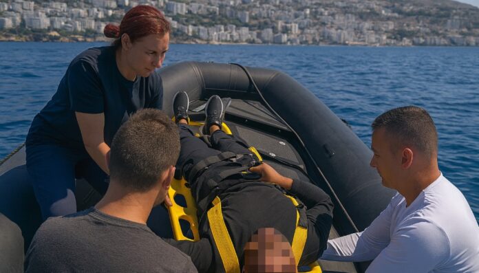 KAKOME - SARANDE - Plagosen 3 persona nga përplasja e 2 mjeteve turistike, transportohen në spital
