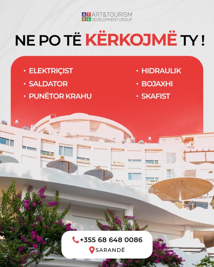 Art & Tourism Development Group kërkon të punësojë staf teknik