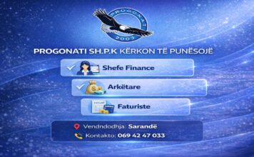 Progonati SHPK kรซrkon Shefe Finance, Arkรซtare dhe Faturiste Progonati SHPK kรซrkon Shefe Finance, Arkรซtare dhe Faturiste