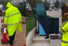 Policia Bashkiake nis aksionin për heqjen e koneve dhe rraqeve nga rrugët e Sarandës