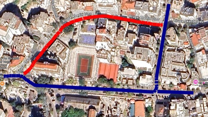 në rrugën "Abedin Dino" në Sarandë Njoftohen qytetarët se të shtunën dhe të dielën, për shkak të kryerjes së punimeve, do të bllokohet për qarkullimin e automjeteve rruga “Abedin Dino”, segmenti rrugor nga shkolla “9 Tetori” deri te kryqëzimi i ish-maternitetit.