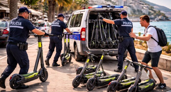 Monopatinat elektrike të bllokuara prej mbi 3 muajsh – Vendim absurd me postim në Facebook, Saranda rrezikon kaos në sezon