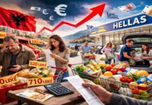 Euro bie, ushqimet më shtrenjtë se në Greqi, qytetarët detyrohen të blejnë në Janinë Euro bie, ushqimet më shtrenjtë se në Greqi, qytetarët detyrohen të blejnë në Janinë