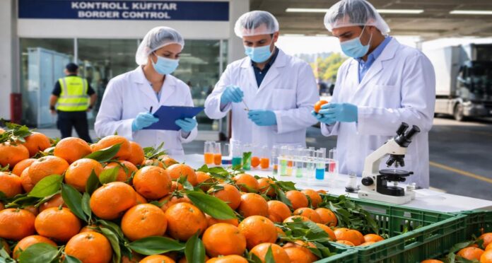 Lehtësohen eksportet e mandarinave të Konispolit Eksportet e mandarinave të zonës së Konispol pritet të marrin një frymëmarrje të re, pasi brenda këtij viti qeveria parashikon vendosjen e laboratorëve të kontrollit ushqimor në çdo pikë kufitare të vendit. Kjo do të thotë se analizat për produktet bujqësore, përfshirë mandarinat, do të kryhen drejtpërdrejt në kufi, duke shmangur vonesat dhe kostot shtesë për fermerët.