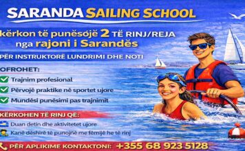 Saranda Sailing School kรซrkon 2 tรซ rinj/reja pรซr instruktorรซ lundrimi dhe noti