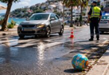 Drejtonte mjetin i dehur dhe aksidenton një fëmijë 2 vjeç, arrestohet nga Policia Drejtonte mjetin i dehur dhe aksidenton një fëmijë 2 vjeç, arrestohet nga Policia. Një aksident rrugor me pasojë plagosjen e një fëmije të mitur është regjistruar në Ksamil, ndërsa drejtuesi i automjetit është arrestuar në flagrancë nga policia.