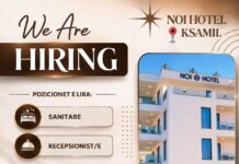NOI Hotel në Ksamil kërkon Sanitare hoteli dhe Recepsionist/e NOI Hotel në Ksamil kërkon Sanitare hoteli dhe Recepsioniste