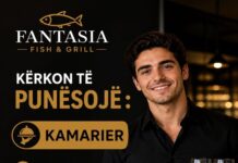 Restorant Fantasia Fish & Grill në Sarandë kërkon Kamarier. Ofrohet akomodim Restorant Fantasia Fish & Grill në Sarandë kërkon Kamarier. Ofrohet akomodim