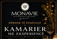 Monavie Mediterranean Restaurant by Camelot në Ksamil kërkon Kamarier Monavie Mediterranean Restaurant by Camelot në Ksamil kërkon Kamarier
