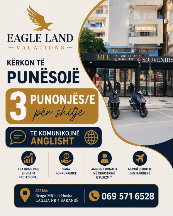 EAGLE LAND VACATIONS në Sarandë