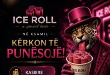 ICE ROLL Ksamil kërkon Kasiere, Kamarier/e dhe Hostes ICE ROLL Sarandë & Ksamil kërkon të punësojë staf për të zgjeruar ekipin: - Kamarier/e - Hostes - Kasiere