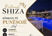 Restorant SHIZA në Sarandë kërkon të punësojë Staf Restorant SHIZA në Sarandë kërkon të punësojë Staf