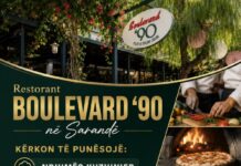 Restaurant Boulevard ’90 në Sarandë kërkon të punësojë staf Restaurant Boulevard '90 në Sarandë zgjeron stafin