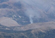 Zjarr në zonën malore pranë fshatrave Grazhdan, Zminec dhe Karroq në Bashkinë Finiq Zjarr në zonën malore pranë fshatrave Grazhdan, Zminec dhe Karroq në Bashkinë Finiq