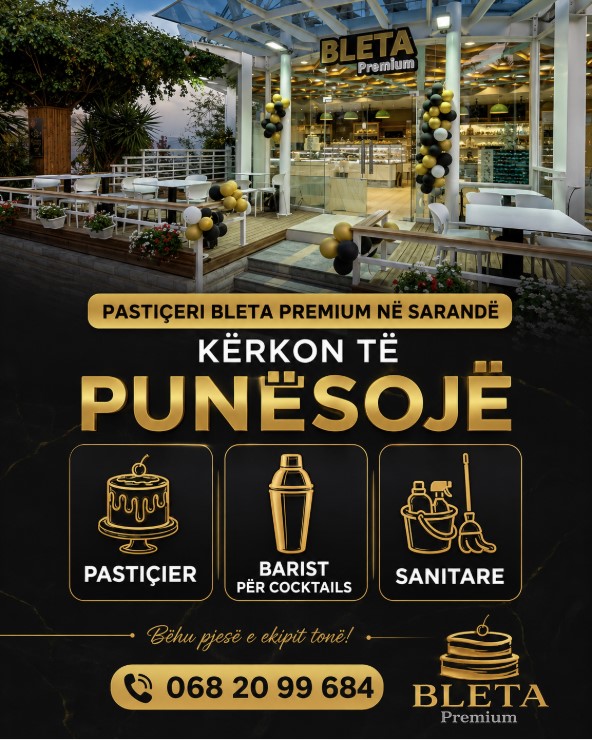 Pasticeri Bleta Premium në Sarandë
