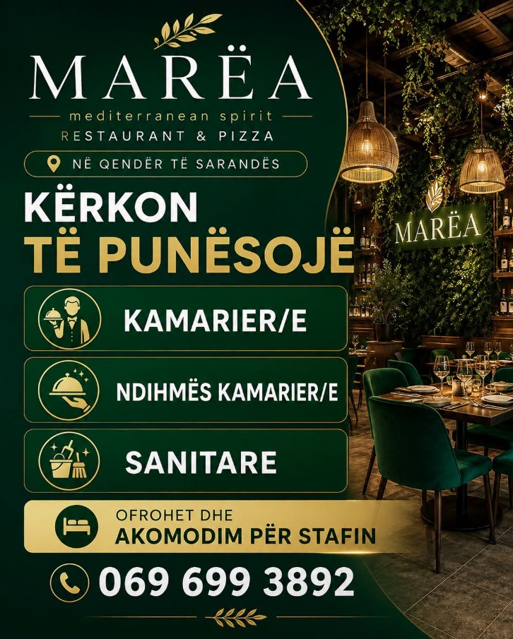 Restorant ‘Marea’ në bulevardin e Sarandës