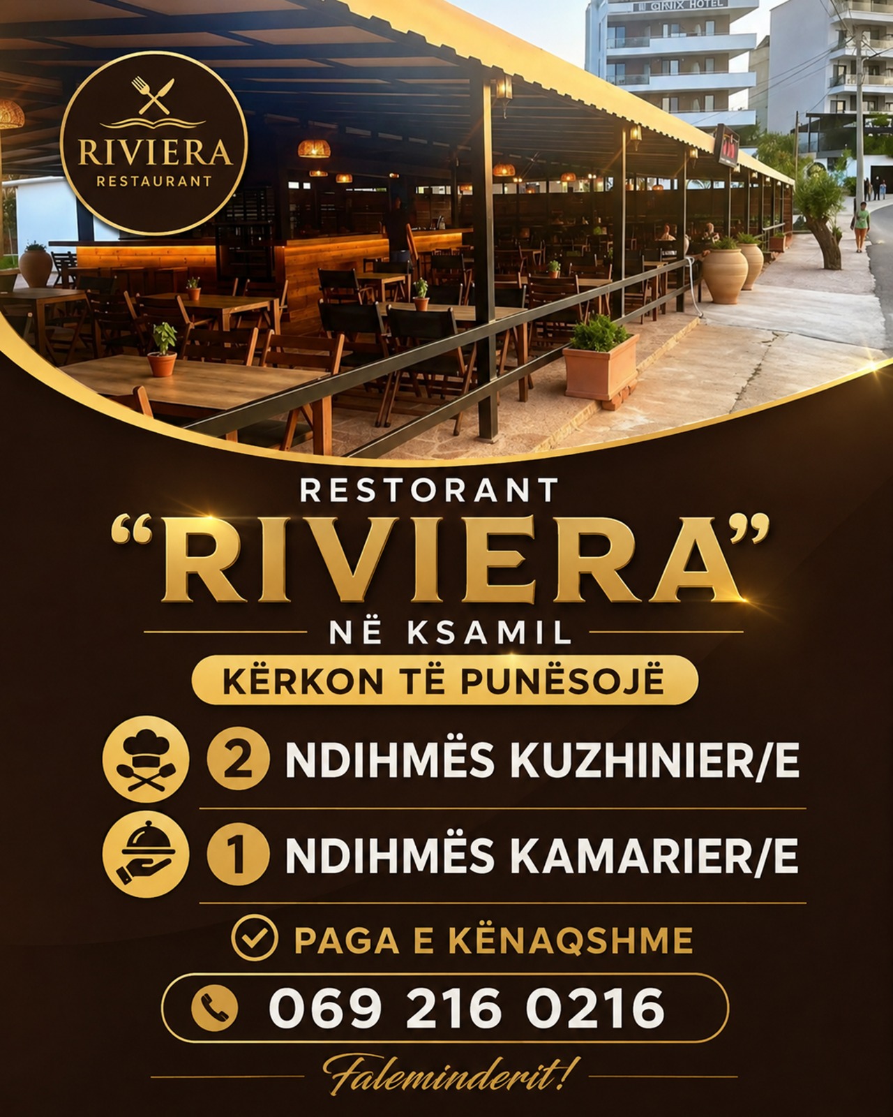 Bar Restaurant Riviera në Ksamil
