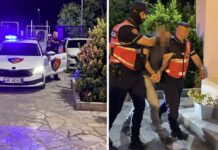Konflikti në Bunec, 53-vjeçari qëllon me pistoletë në ajër. Arrestohet nga policia Konflikti në Bunec, 53-vjeçari qëllon me pistoletë në ajër dhe arrestohet nga policia
