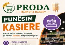 Market & Bakery PRODA në Metoq kërkon të punësojë KASIERE Market & Bakery PRODA në Metoq, Sarandë, kërkon të punësojë: 🛒 KASIERE