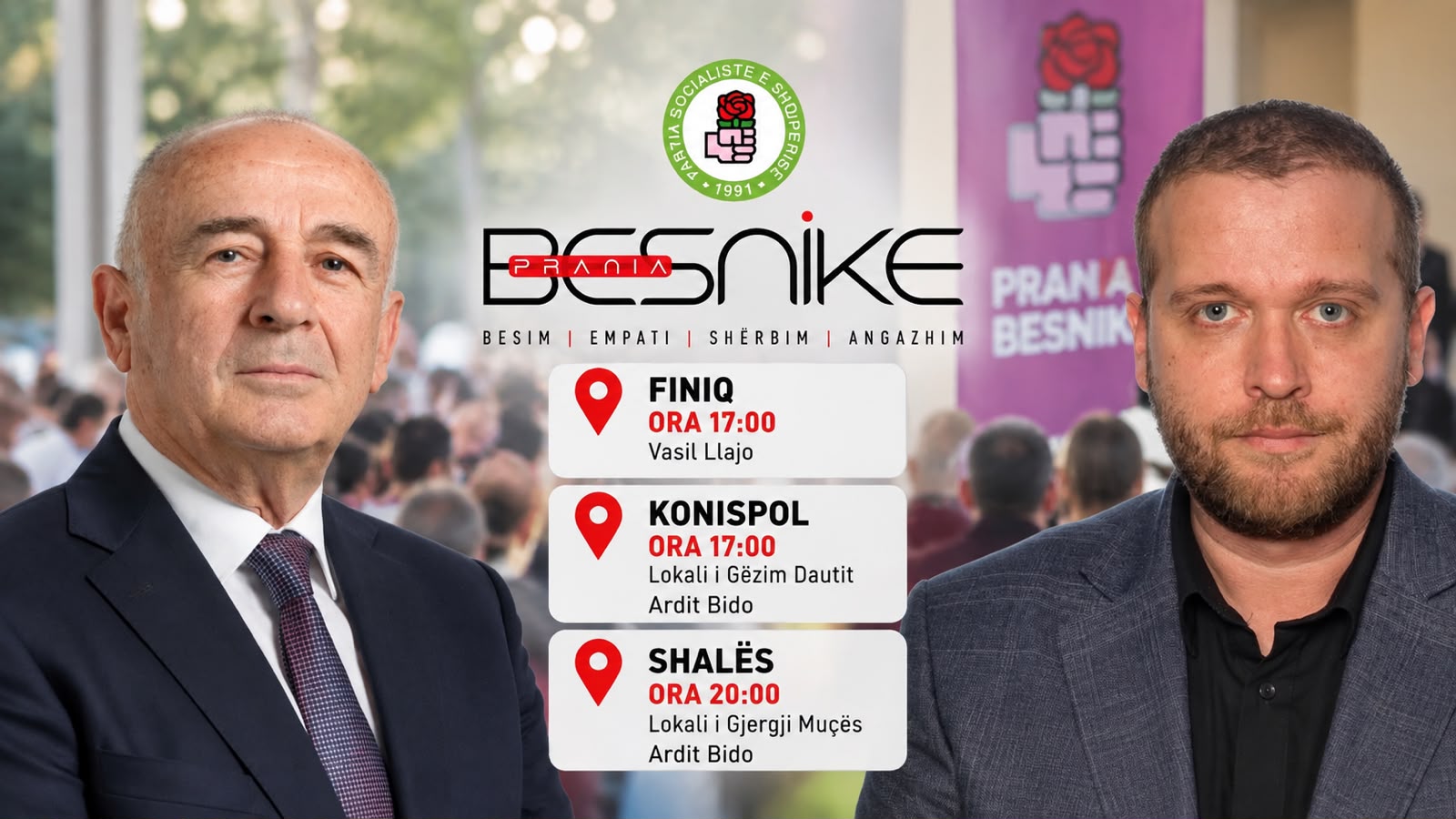Deputetët Llajo dhe Bido ftojnë qytetarët për takimet e “pranisë besnike”